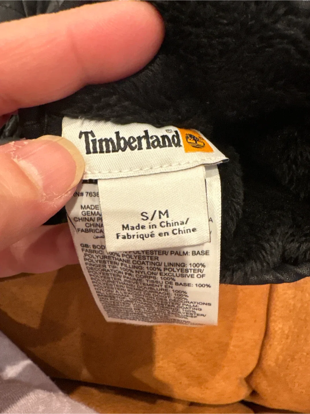 Timberland Black Gloves - Size S/M image indicator(5)