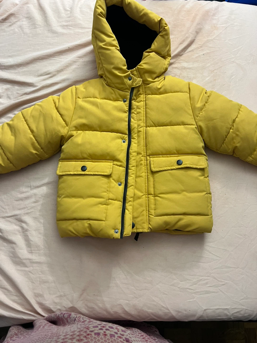 George Yellow Puffer Jacket - Size 5T