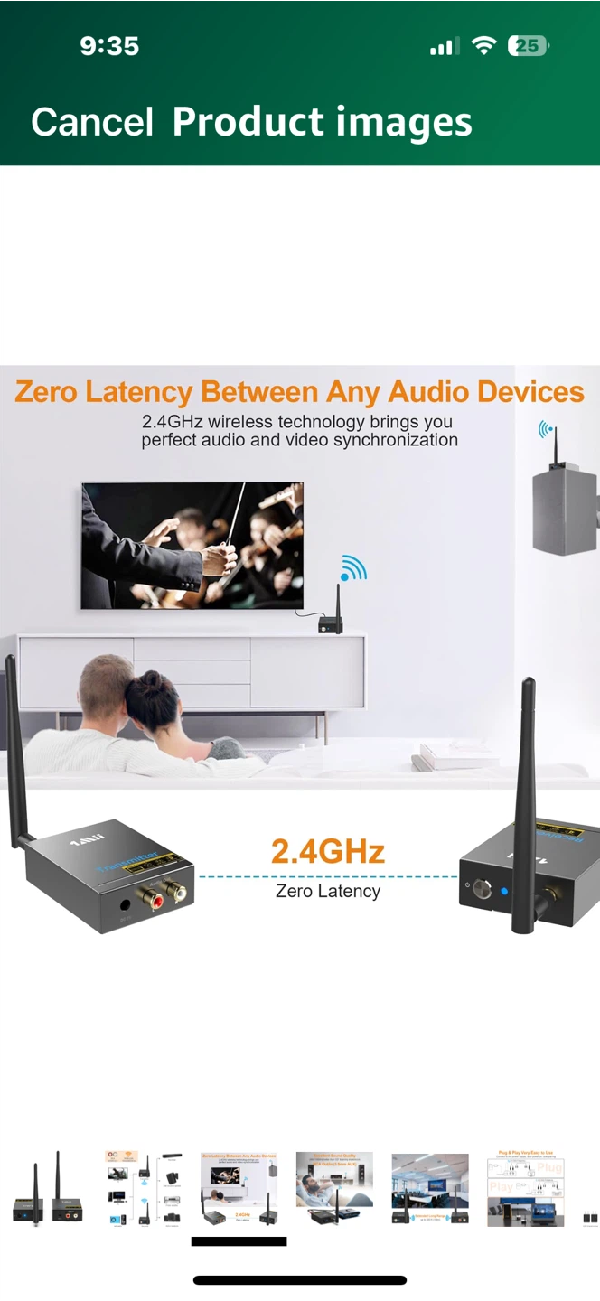 1Mii 2.4Ghz Wireless Audio Transmitter Receiver - photo 4
