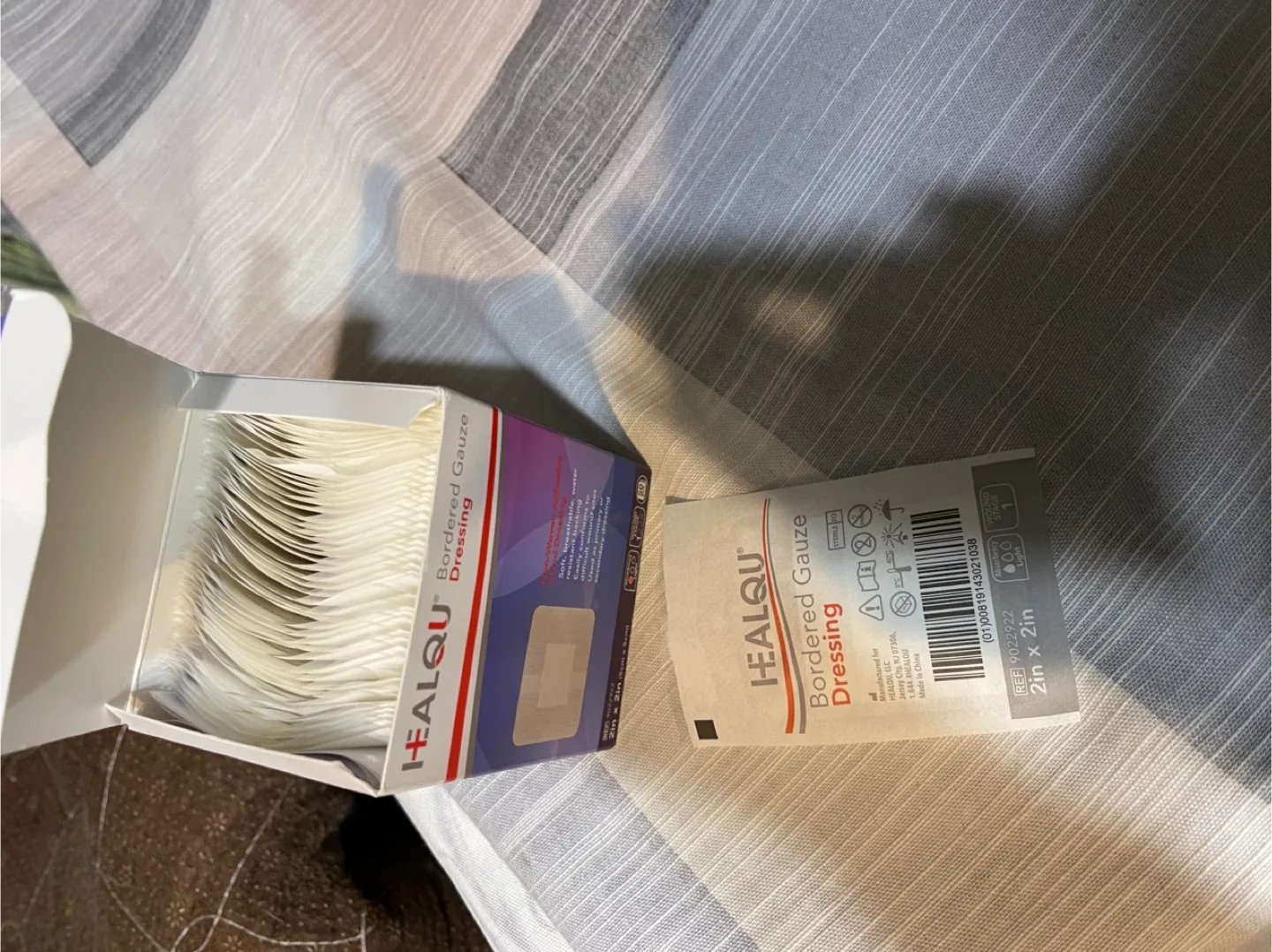 HEALQU Bordered Gauze Dressing 2in x 2in (5cm x 5cm) image indicator(4)