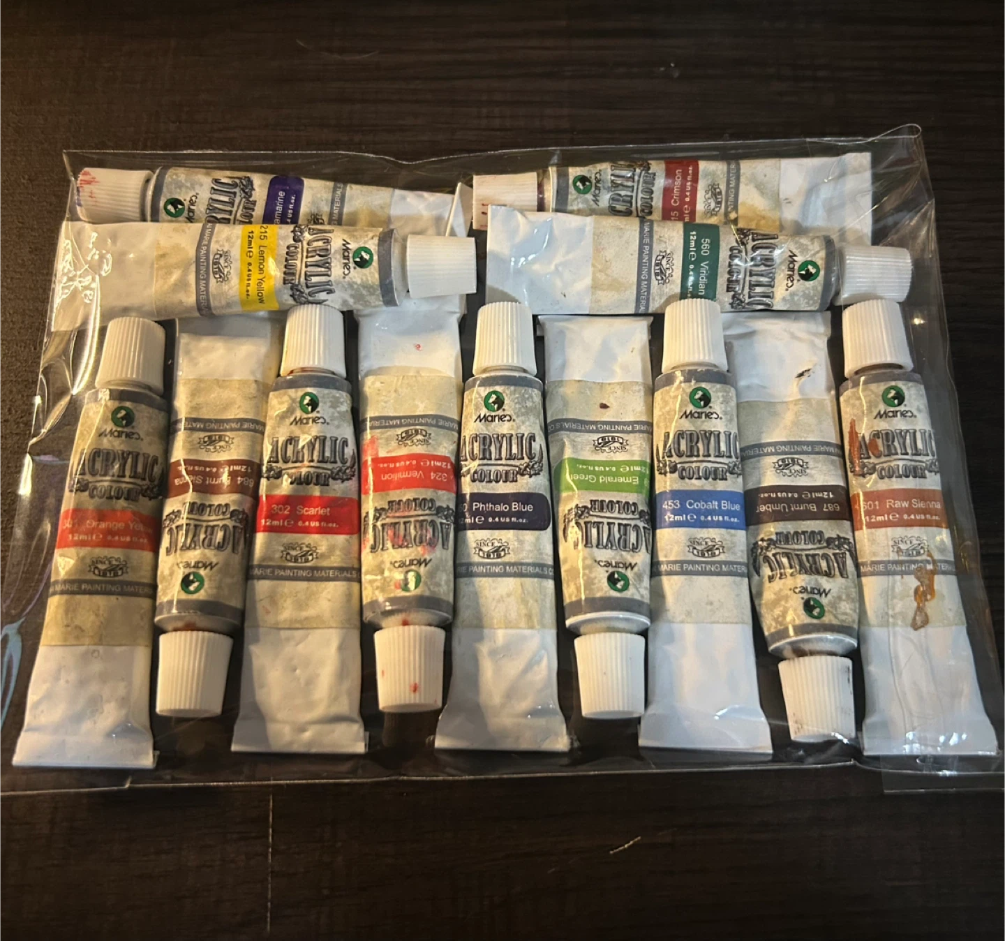 Marie's Acrylic Colour Paint Set