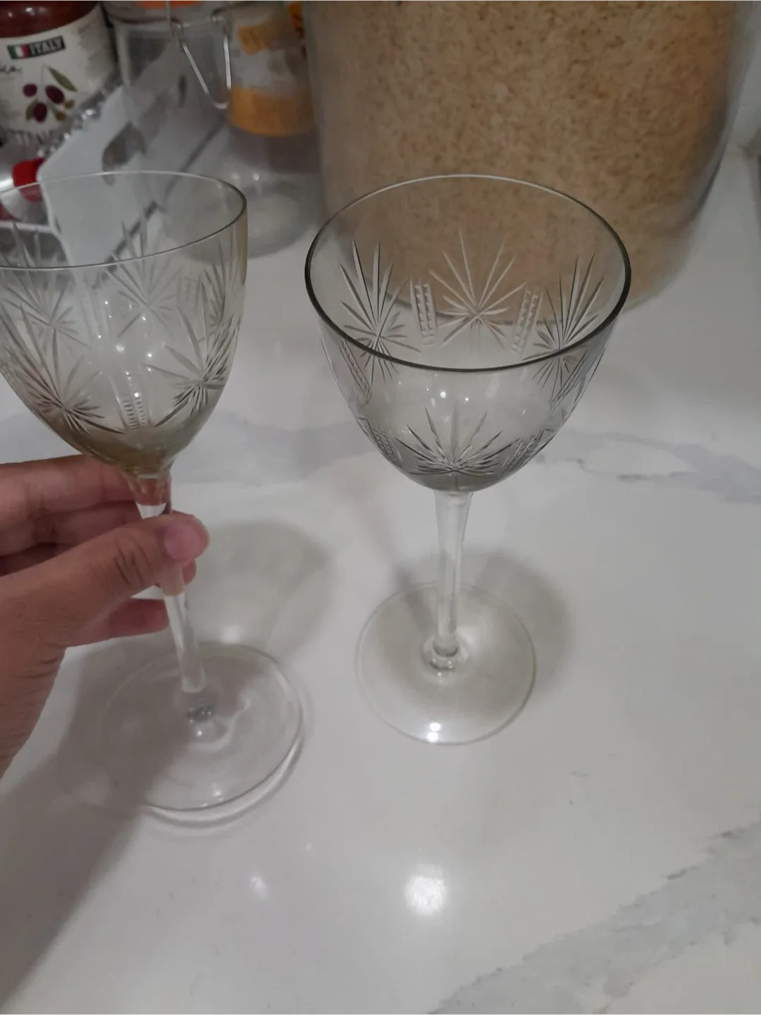 Stemmed Cocktail Glasses - Set of 2 🥕🥕🥕 thumbnail