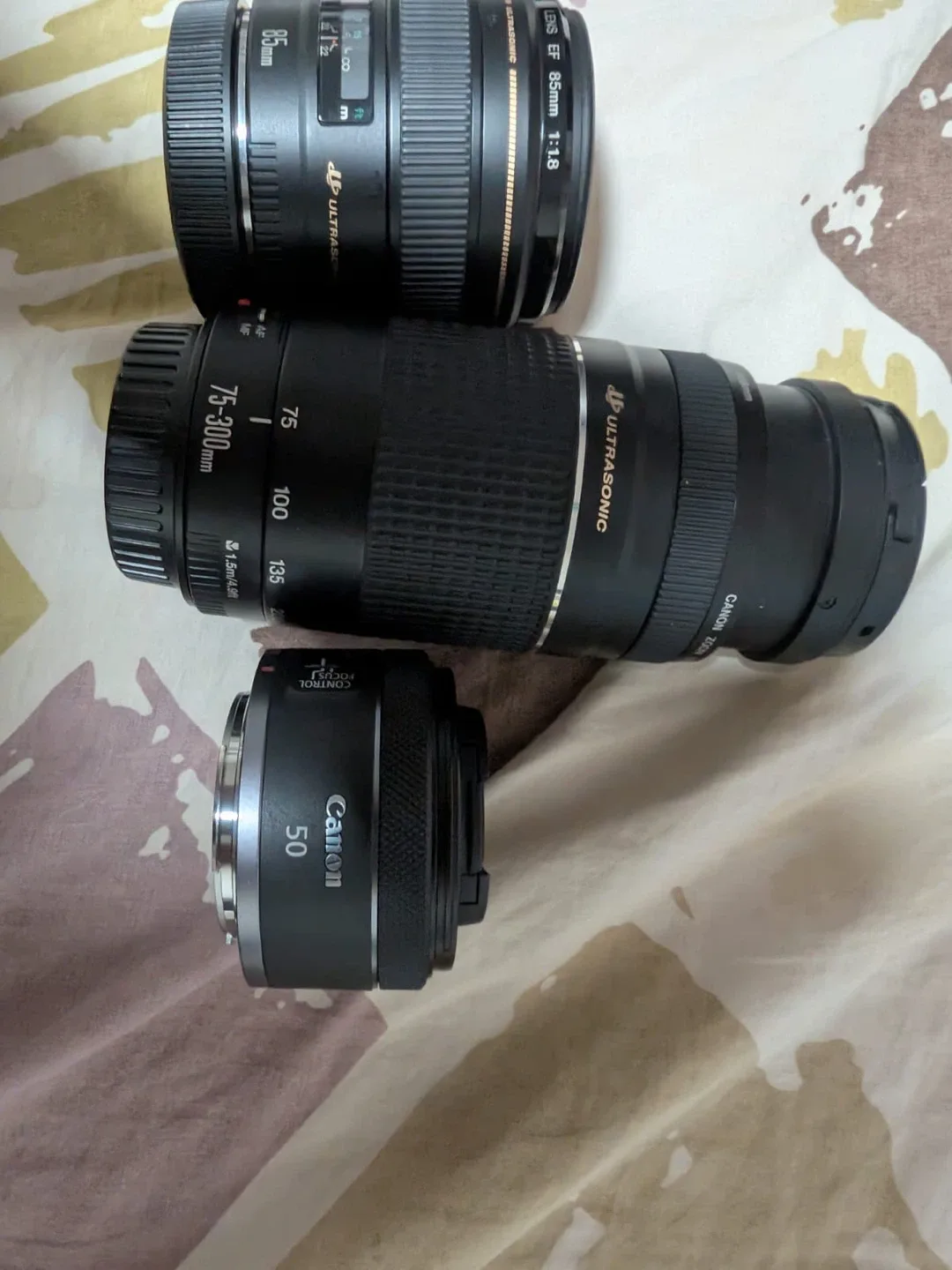 Canon Camera & 3 Lenses image indicator(5)