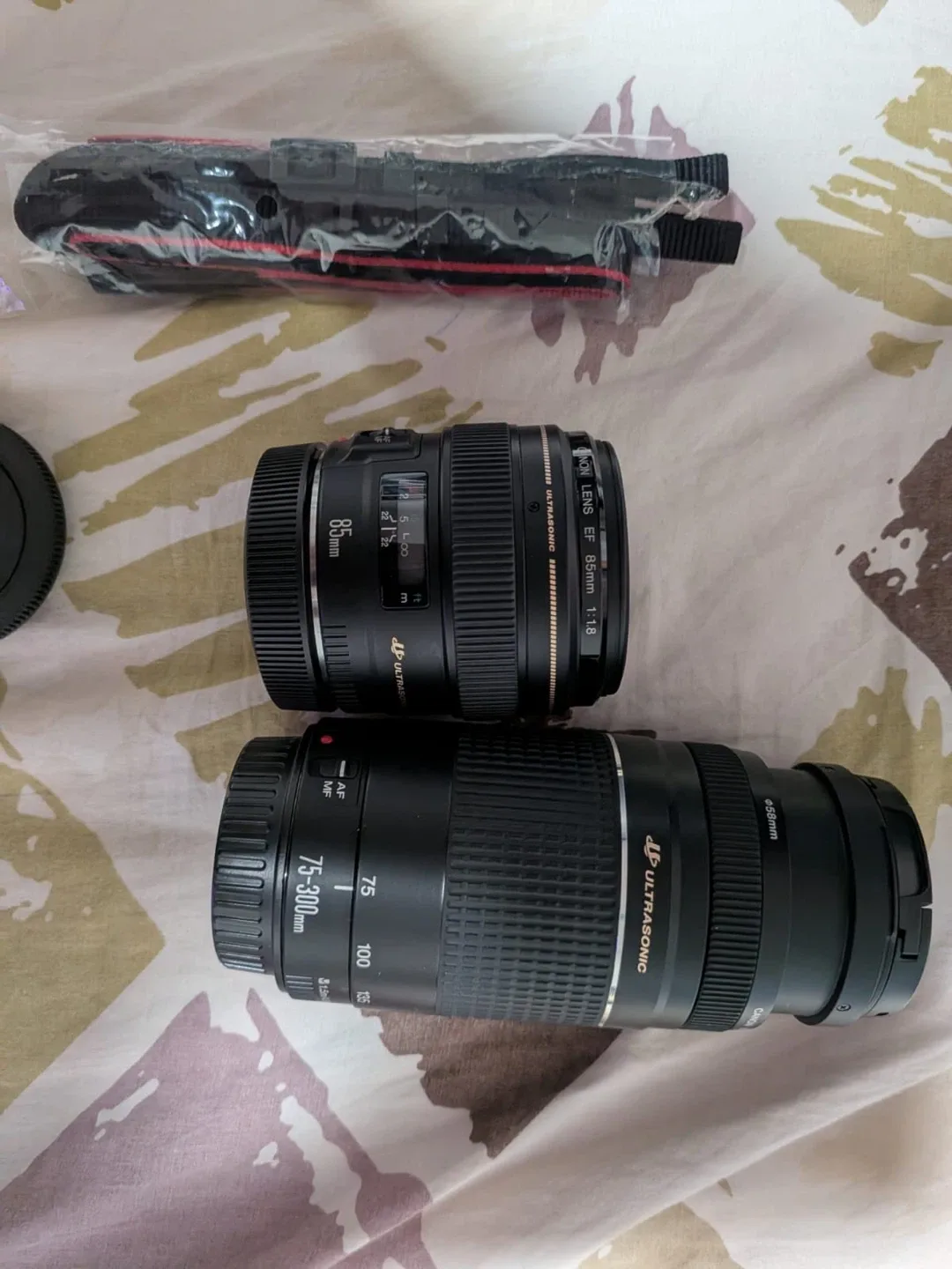 Canon Camera & 3 Lenses image indicator(4)