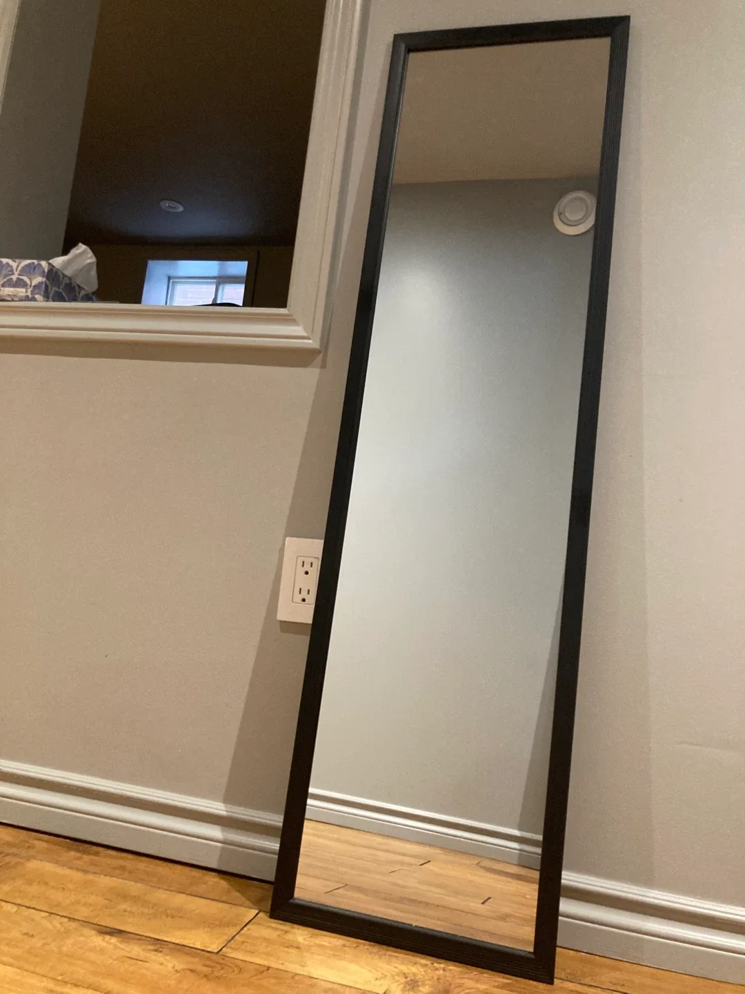 Full Length Black Framed Mirror thumbnail