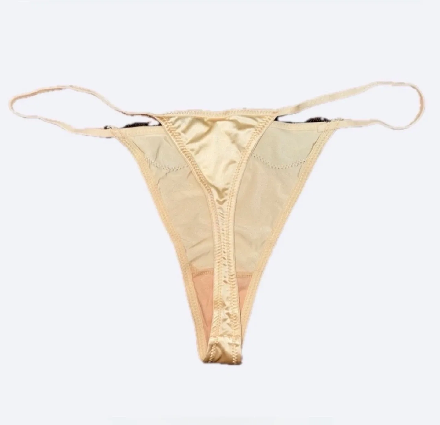 NEW! Luxurious Satin & Lace Panty Thong Bundle image indicator(2)
