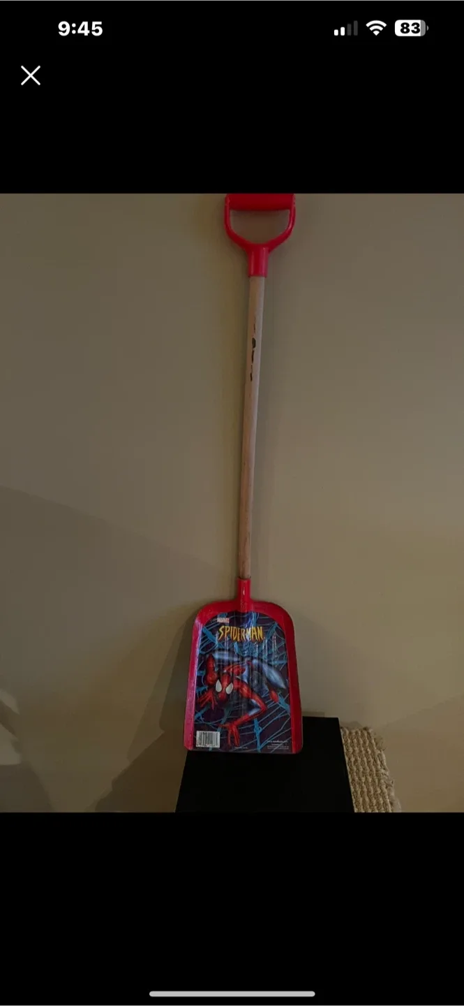 Marvel Spiderman Snow Shovel thumbnail
