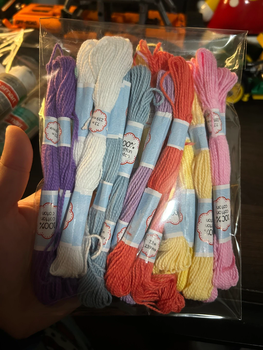 Cotton Embroidery Floss, Multi-Color