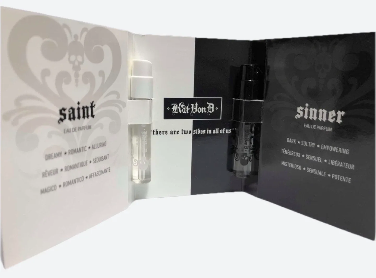 New! Kat Von D Saint & Sinner Perfume Discontinued/Rare image indicator(2)