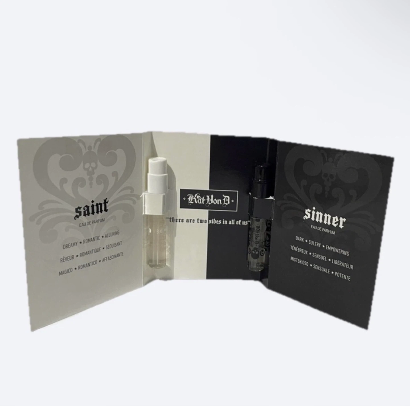New! Kat Von D Saint & Sinner Perfume Discontinued/Rare