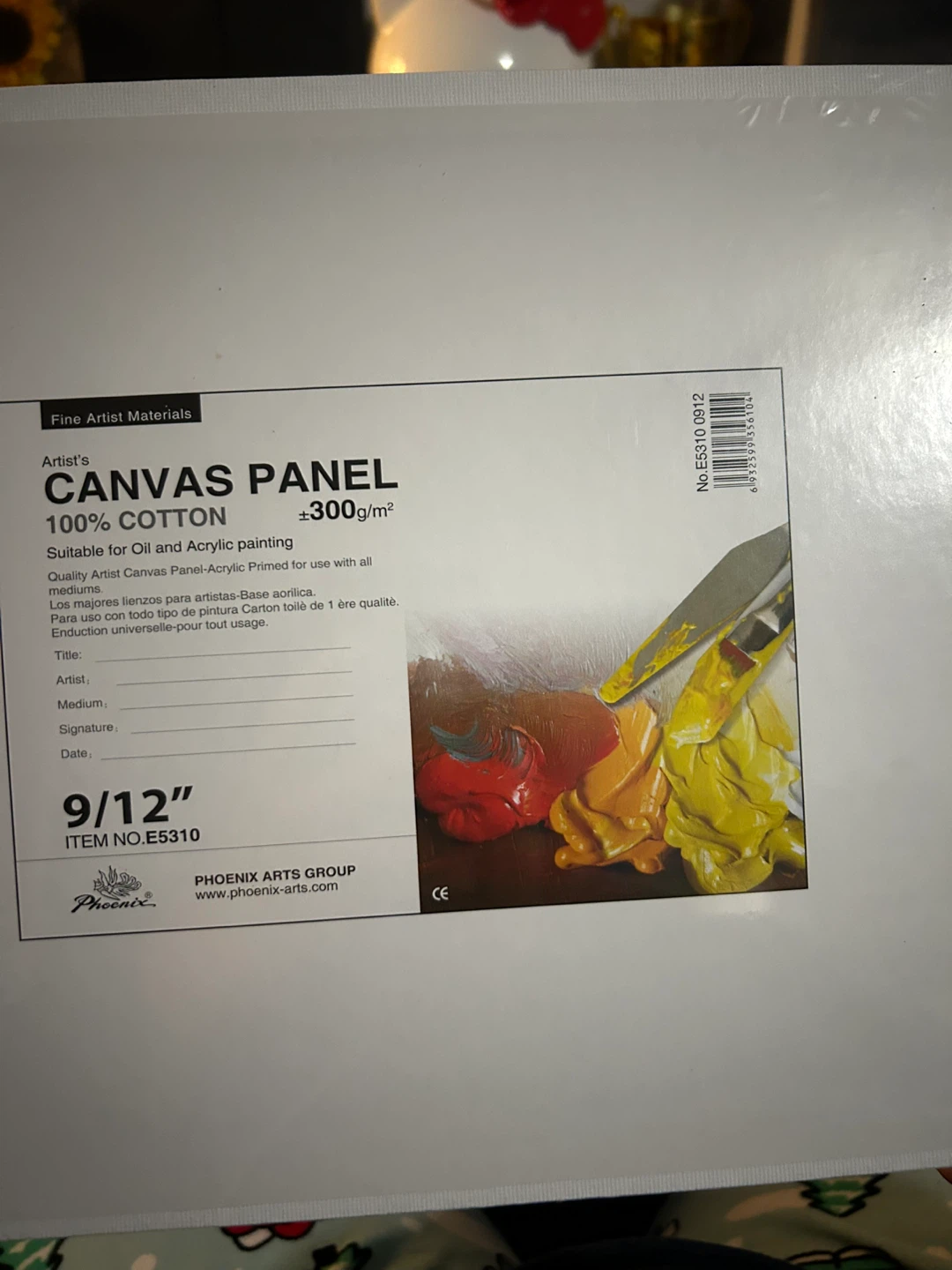 Phoenix Arts 9"x12" Canvas Panel - photo 2