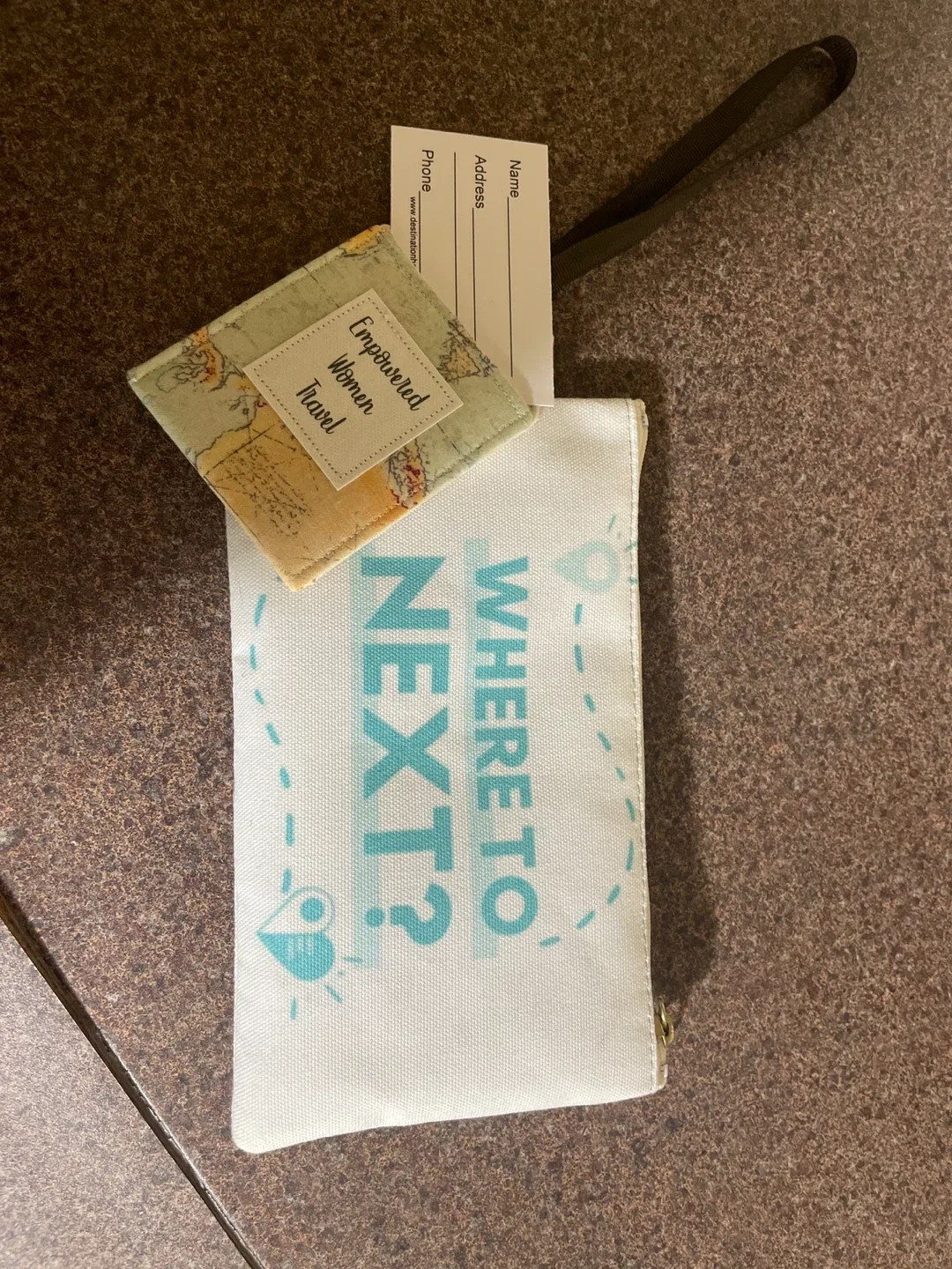 Travel Luggage Tag & Pouch