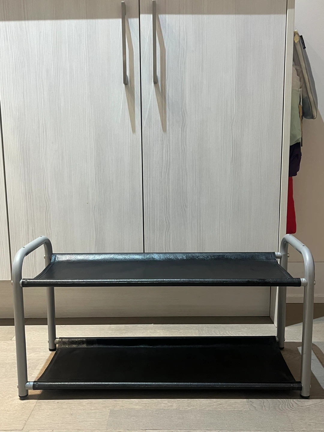 Two-Tier Shoe Rack - Black - photo 3