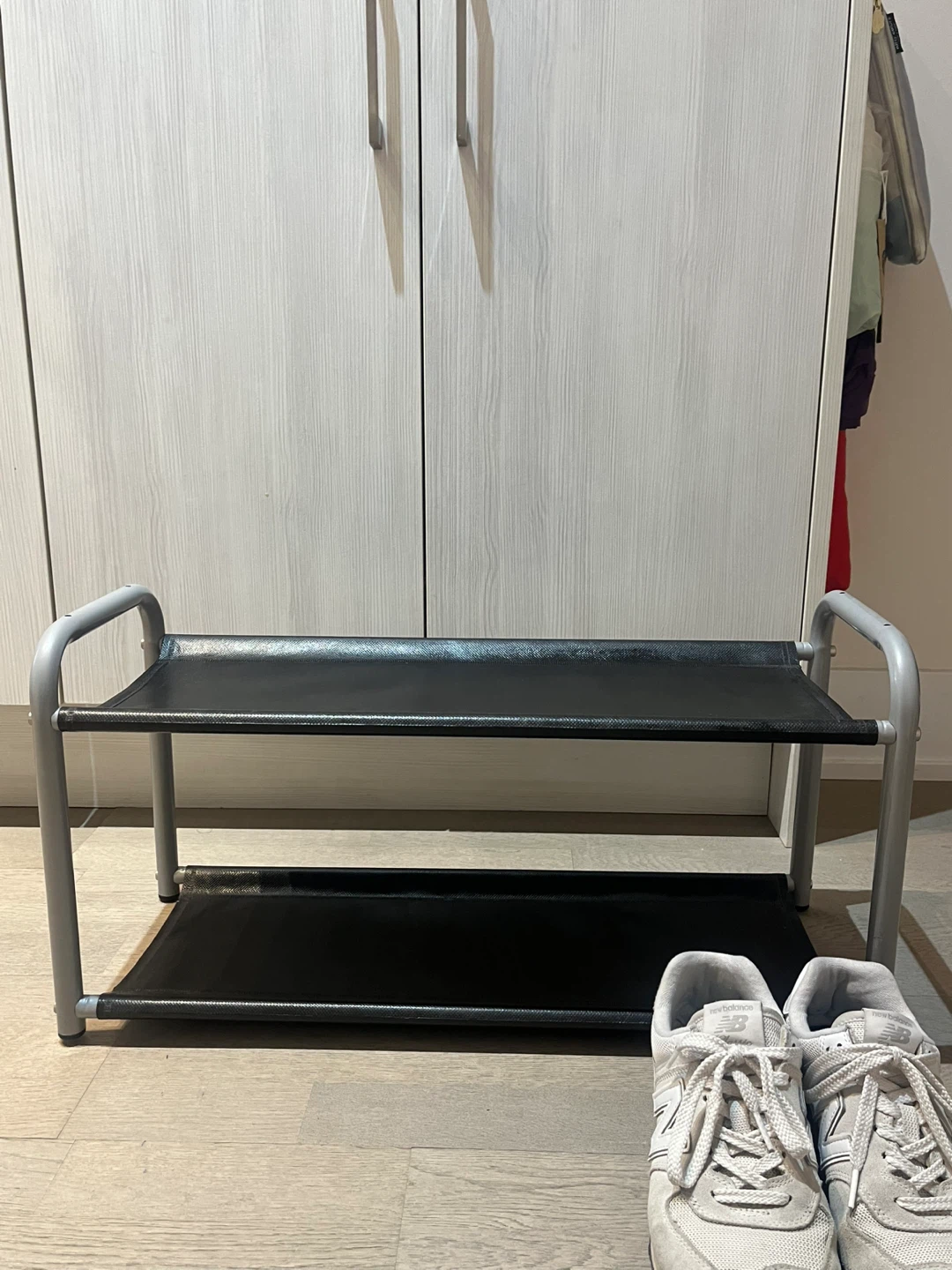 Two-Tier Shoe Rack - Black