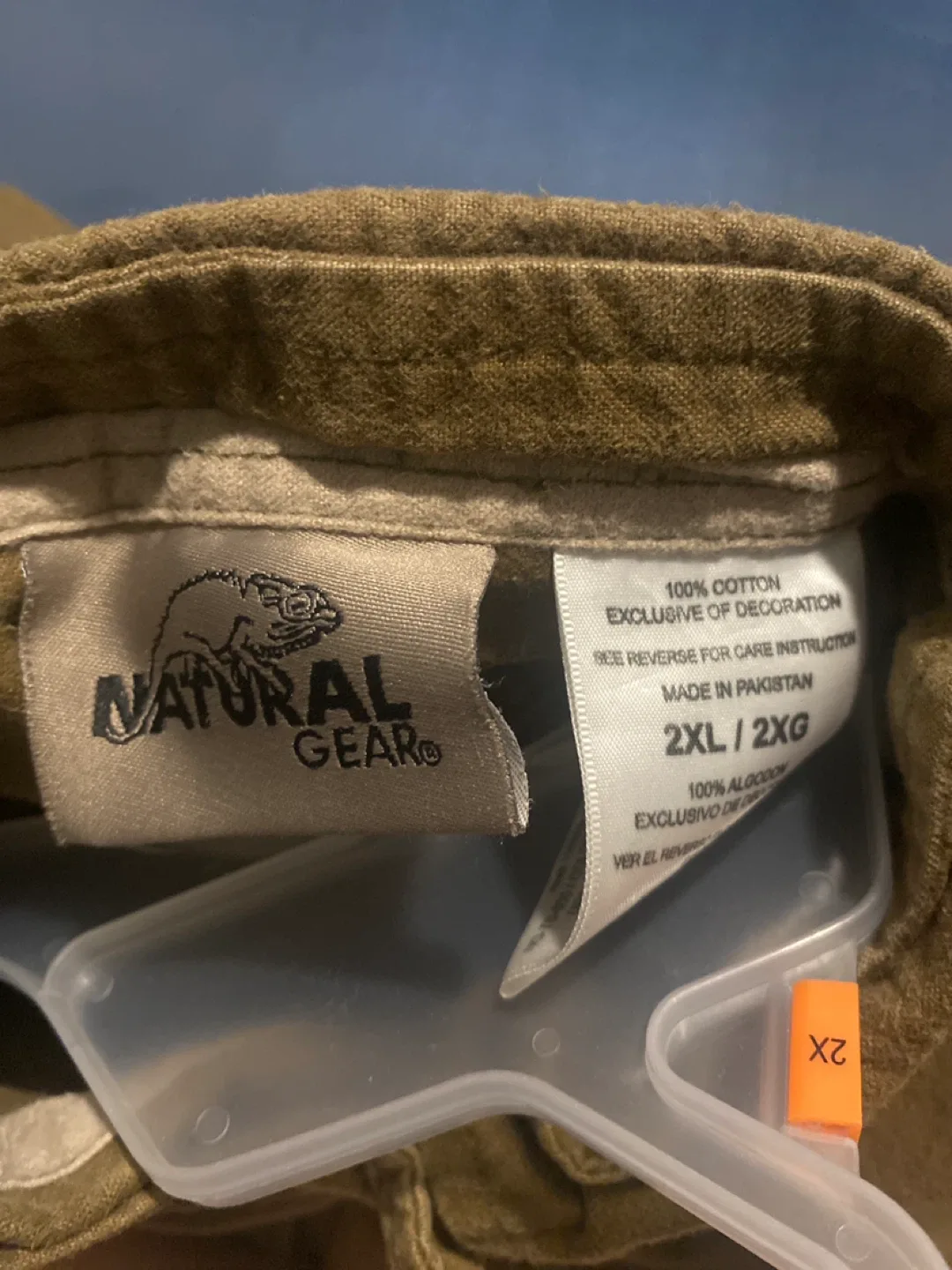 Natural Gear 2XL Shirt Jac image indicator(2)