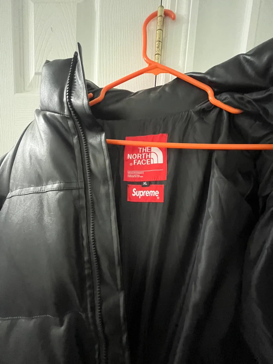 The North Face x Supreme Leather Nuptse Jacket XL image indicator(2)