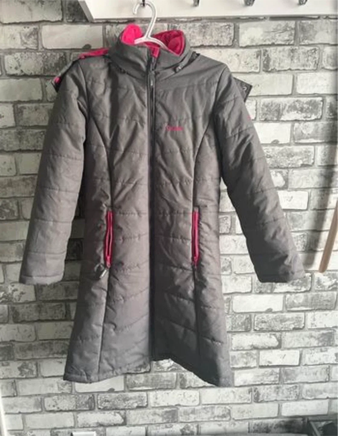 Grey Padded Coat size 14