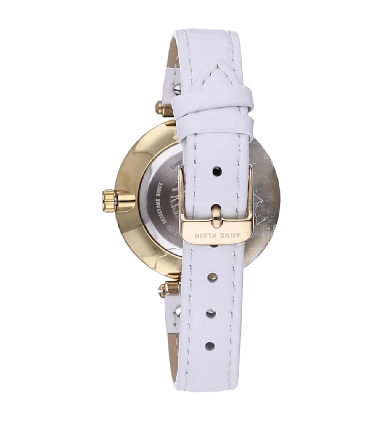 Anne Klein Women's White Leather Strap Watch - photo 2