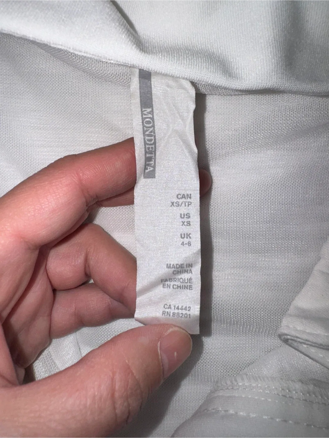 Mondetta White XS/TP Jacket image indicator(3)