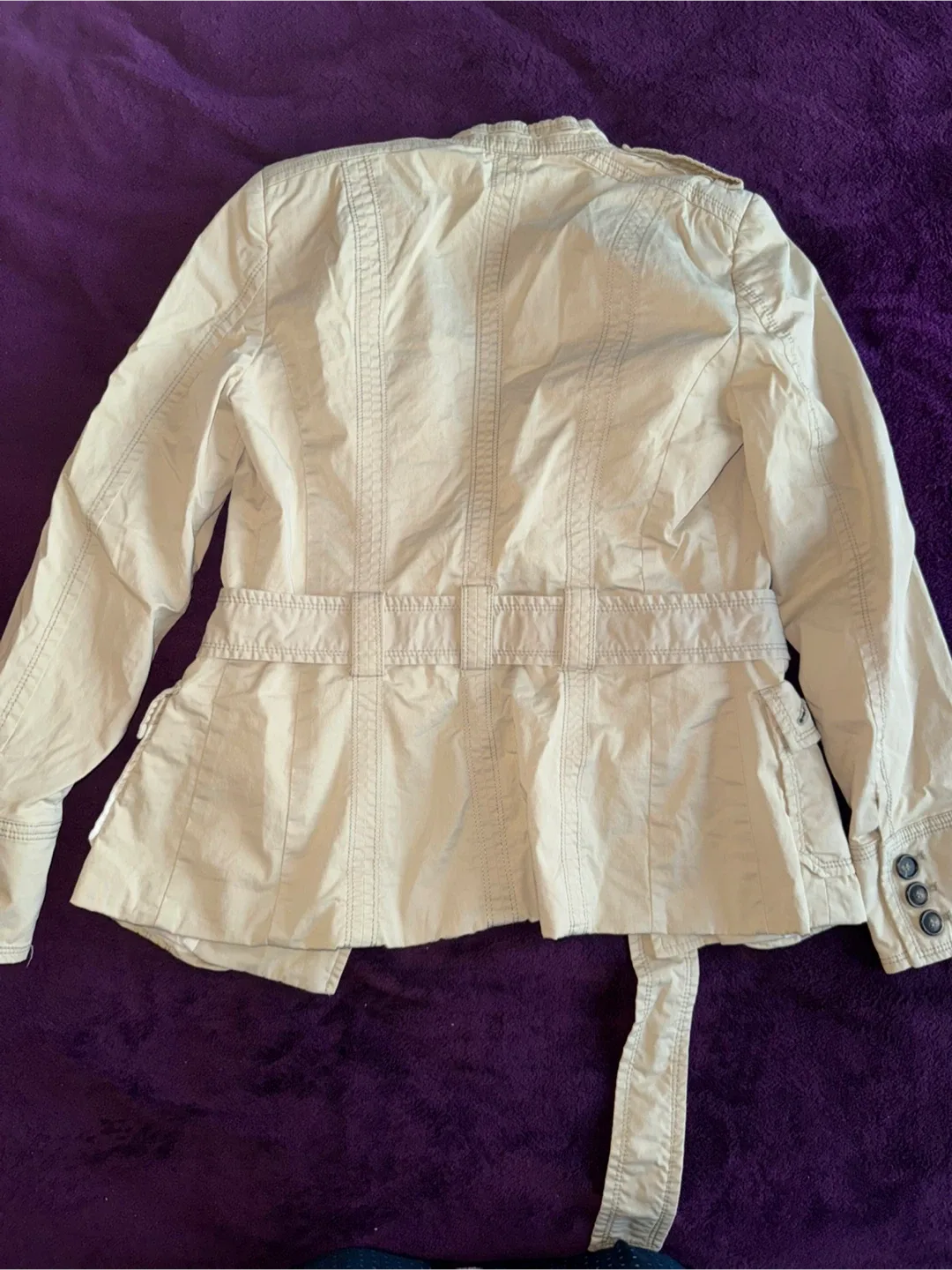 Zara Basic XS Beige Jacket image indicator(4)