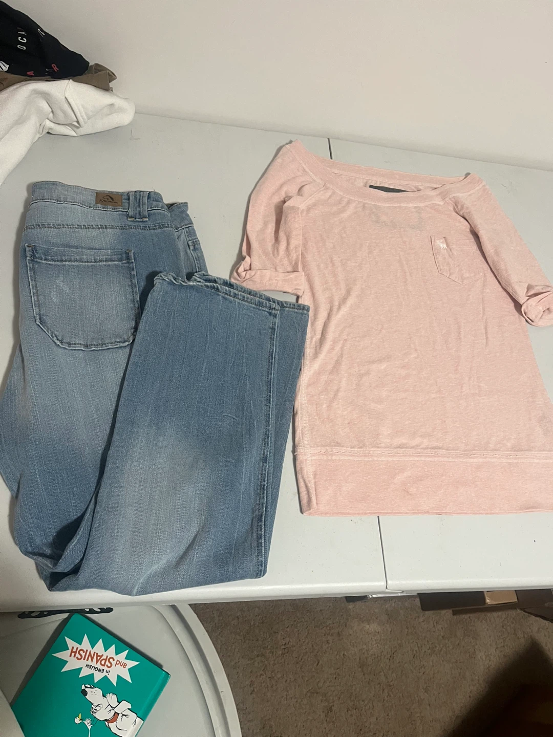 Size 12 pants and medium top