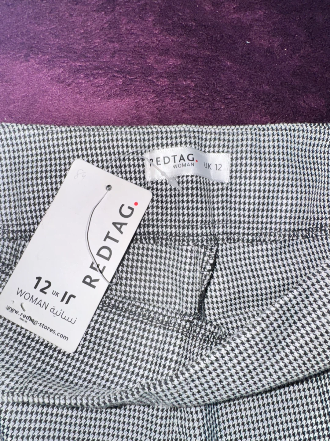 Redtag Woman Houndstooth Culottes - UK 12 - photo 3
