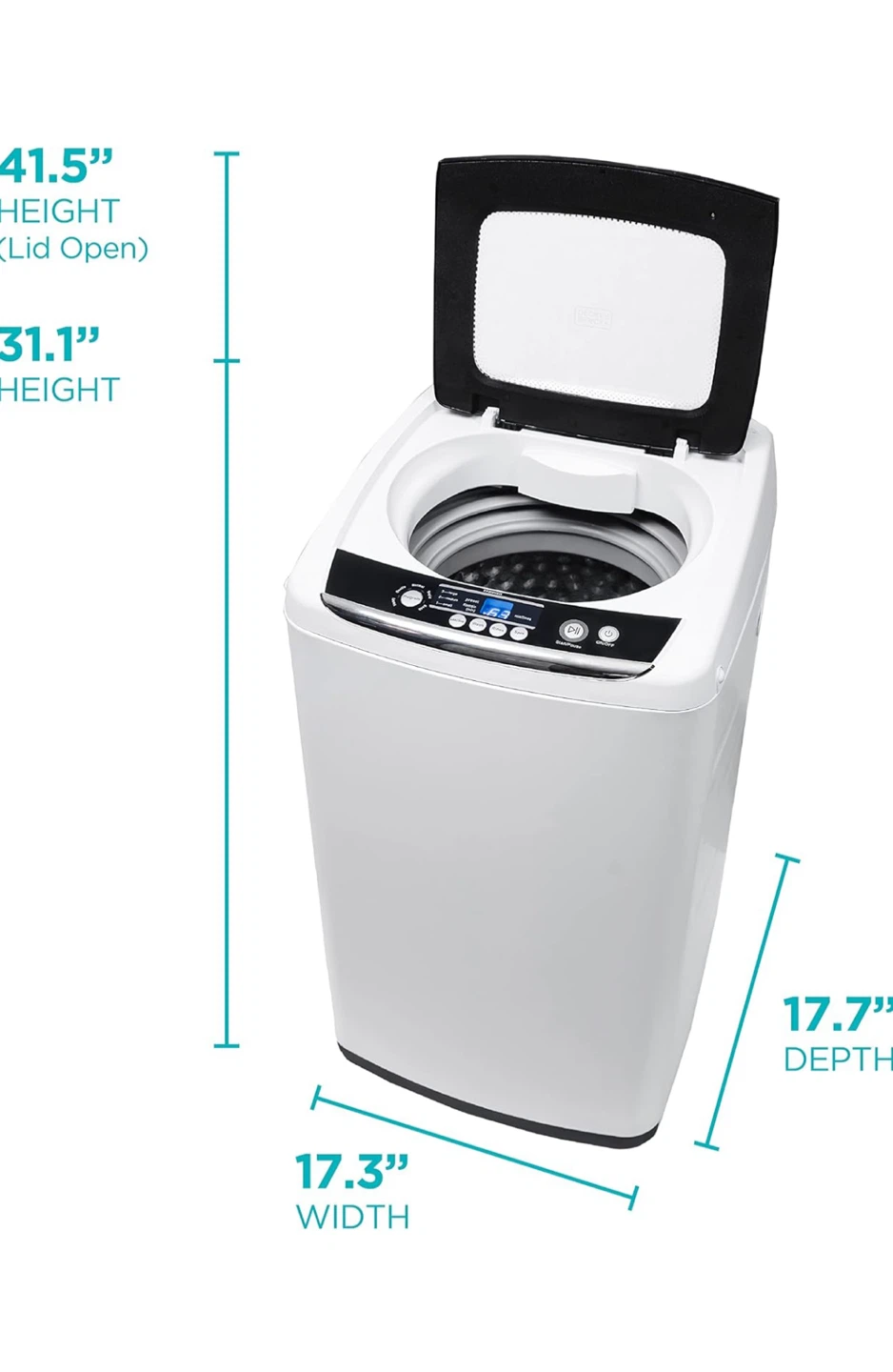 Black+Decker BPWM09W Portable Washer - White - photo 4