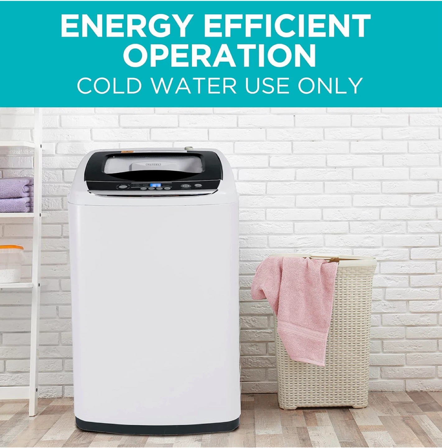 Black+Decker BPWM09W Portable Washer - White
