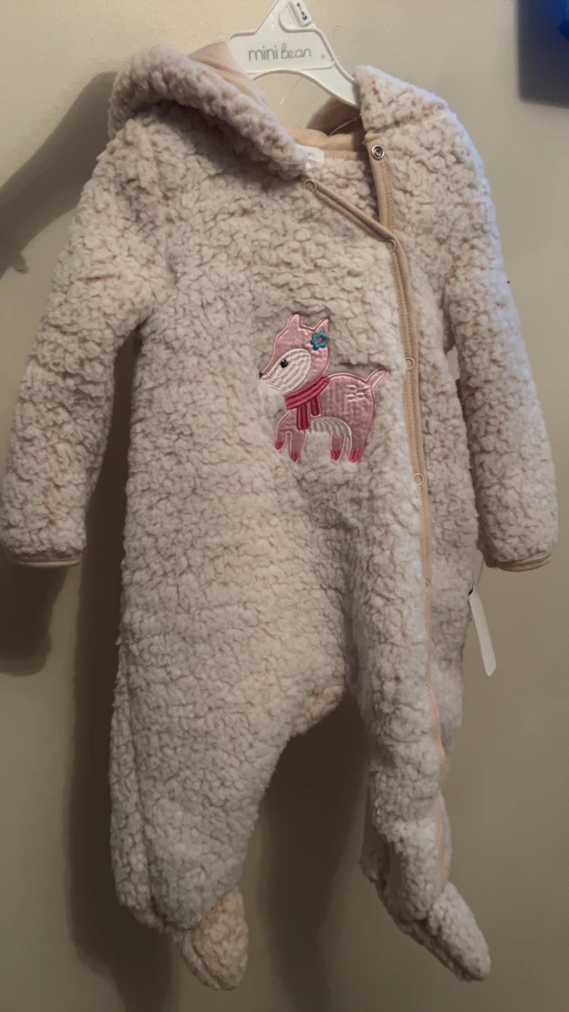 Mini Bean Baby Sherpa Onesie