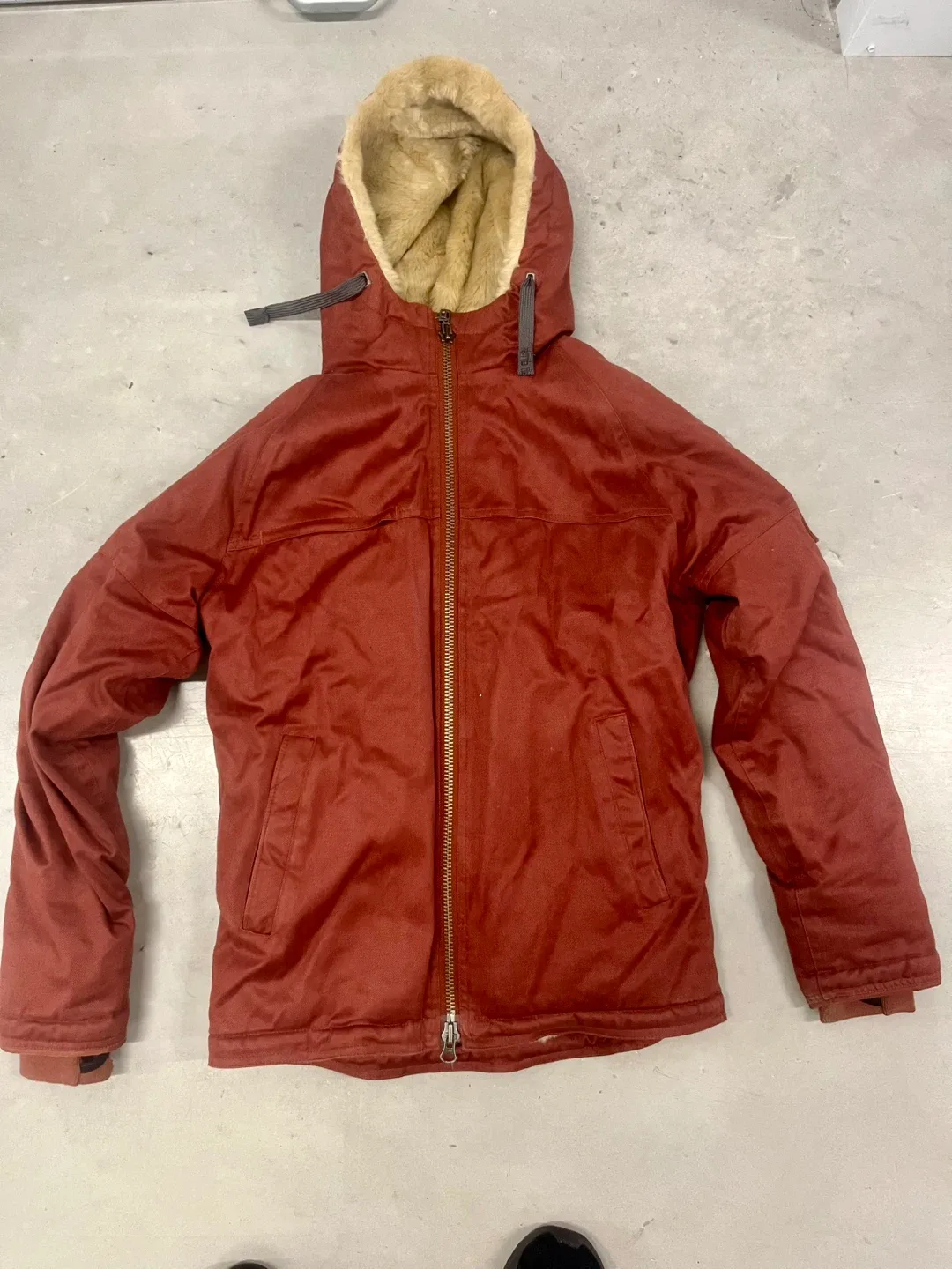 HoodLamb Hemp Tailors Red Jacket - Size Small thumbnail