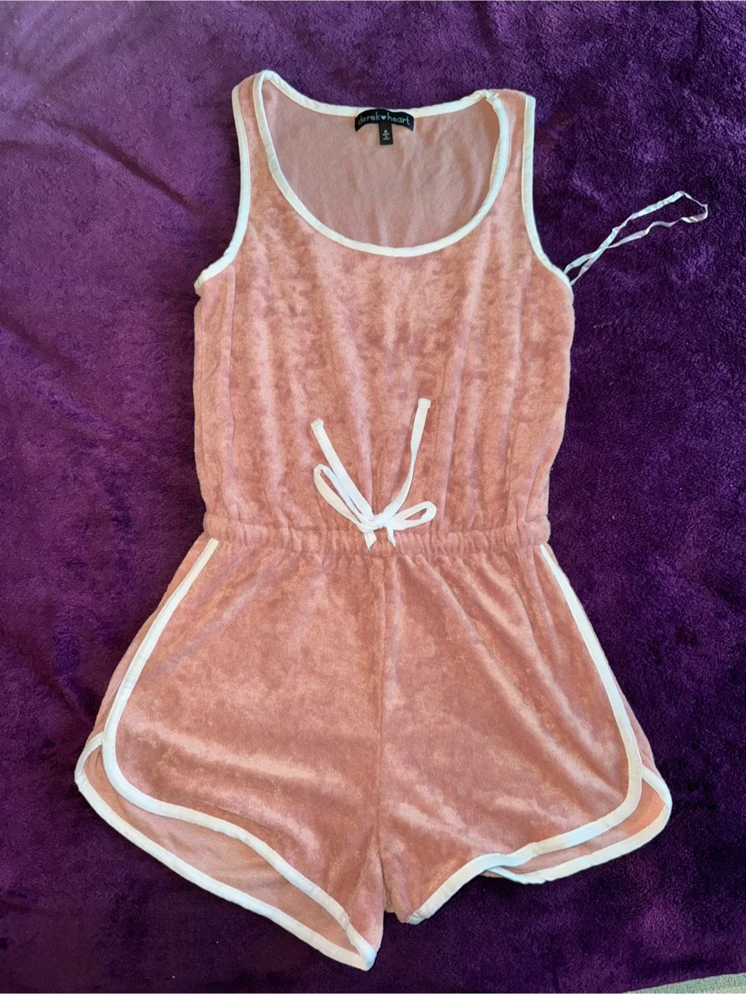 Derek Heart Pink Romper - Size Small thumbnail