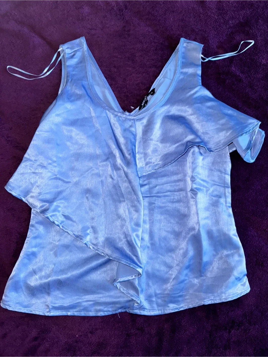 RedTag Woman Blue Blouse - UK 10 thumbnail