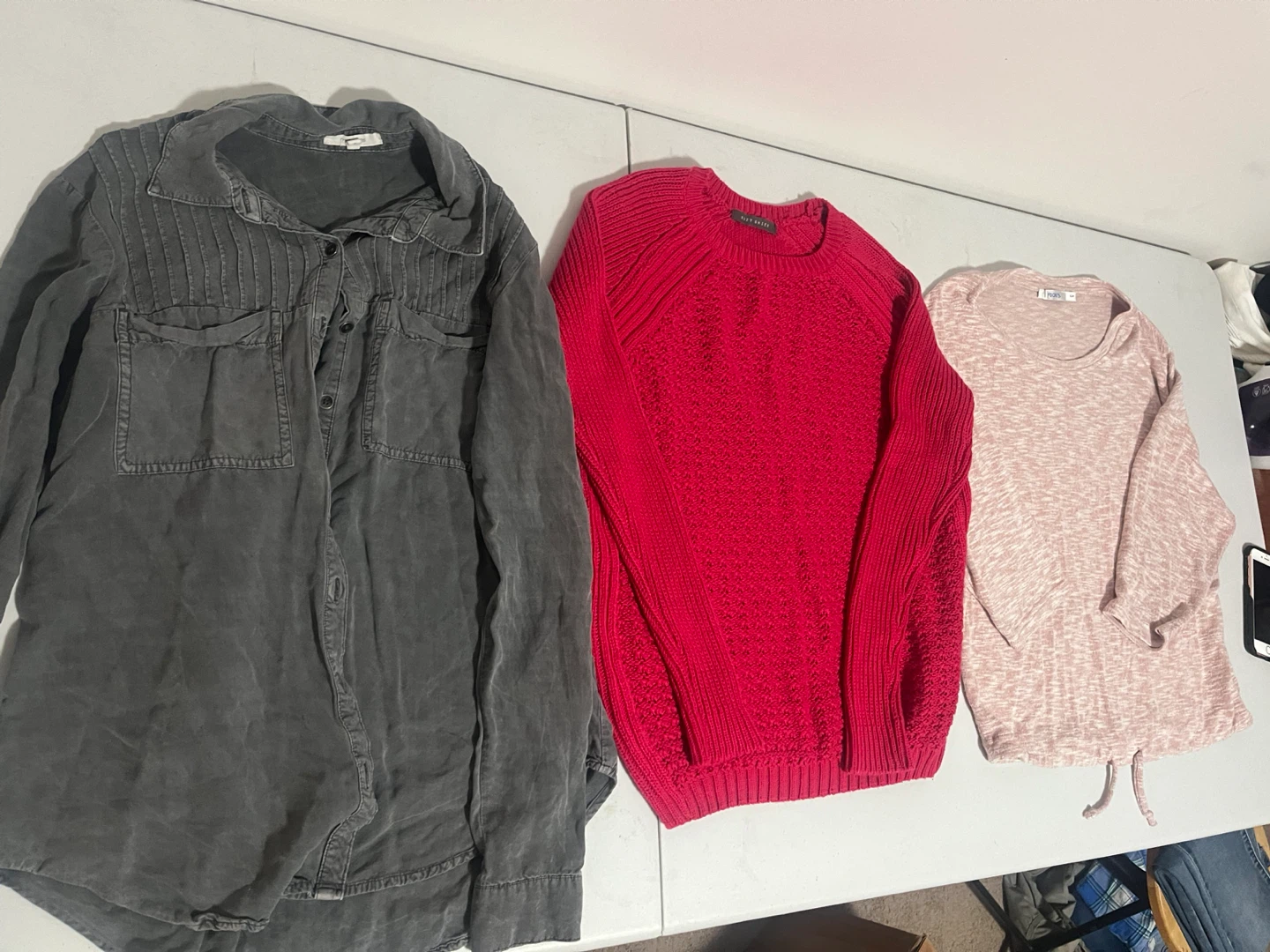 Three size small tops