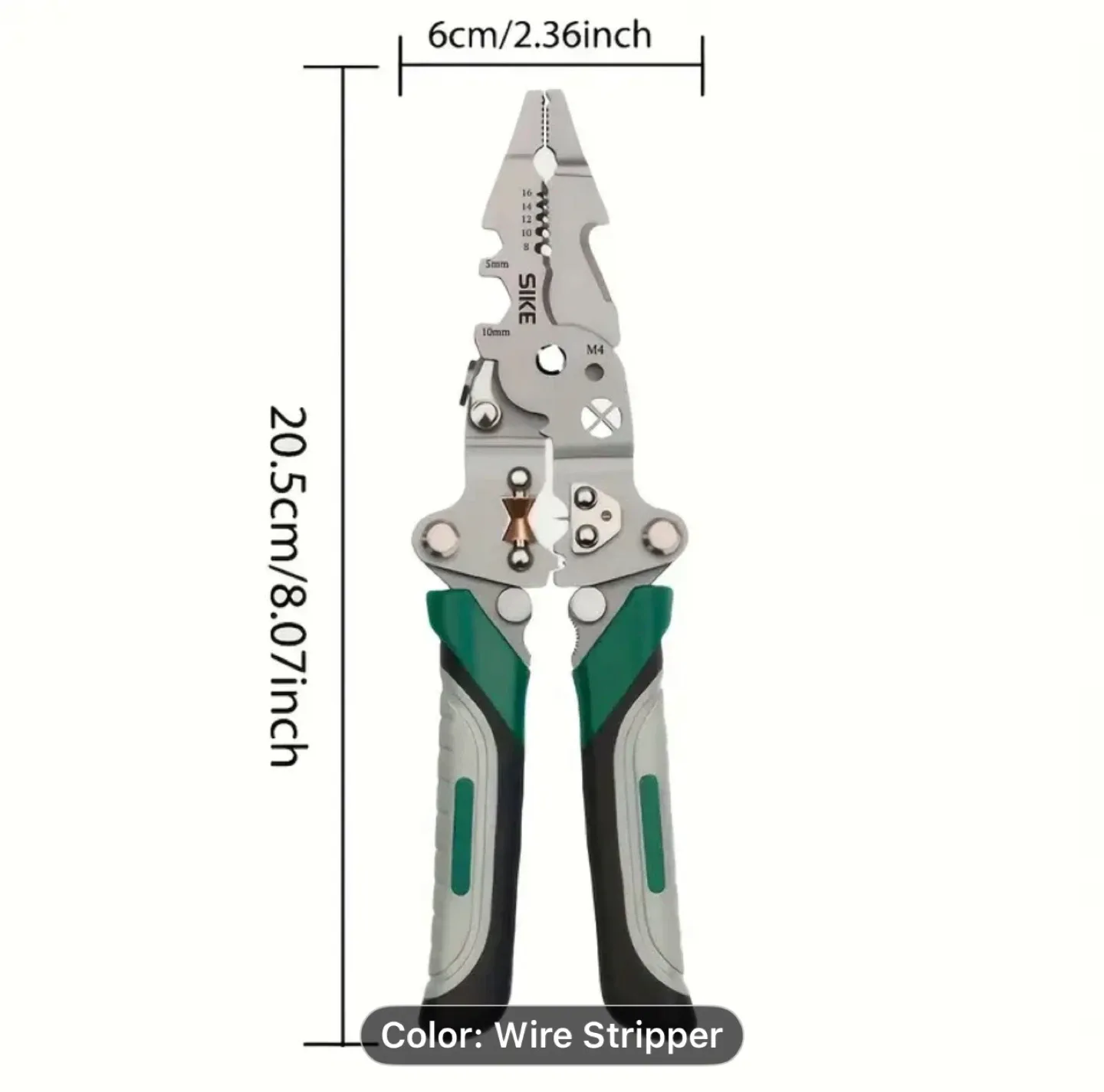 Heavy-Duty Industrial Electrical Stripping Pliers image indicator(9)