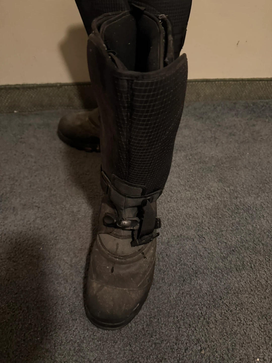 Black Winter Boots, Size 11 - photo 2