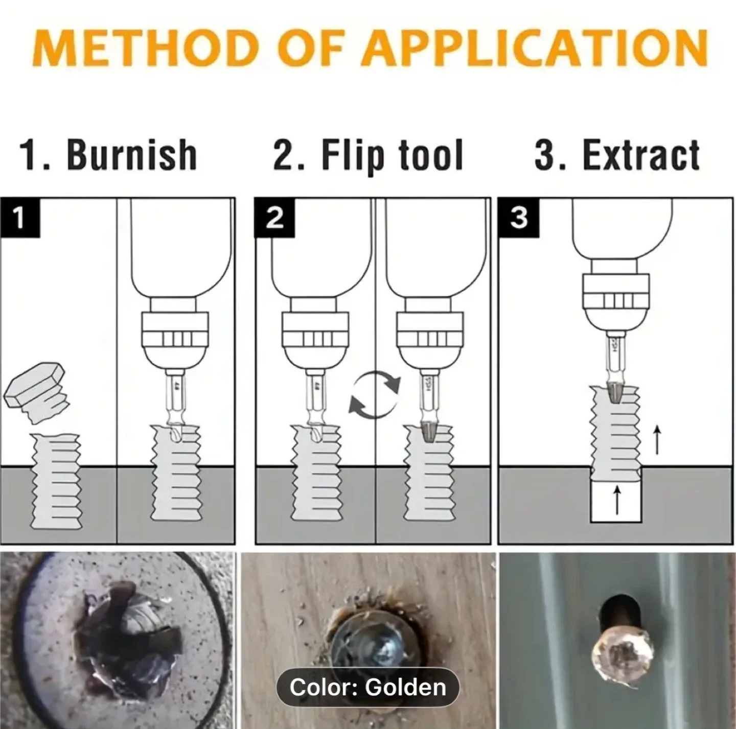 6pcs Damaged Screw Extractor Drill Bit Set image indicator(6)