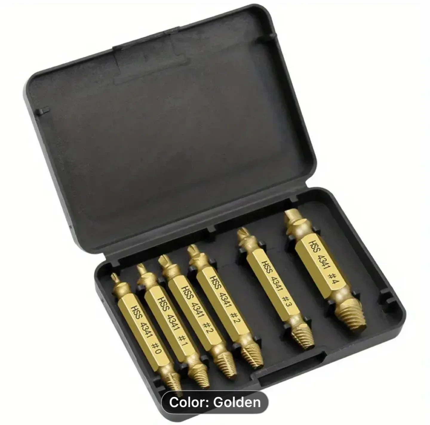 6pcs Damaged Screw Extractor Drill Bit Set image indicator(7)