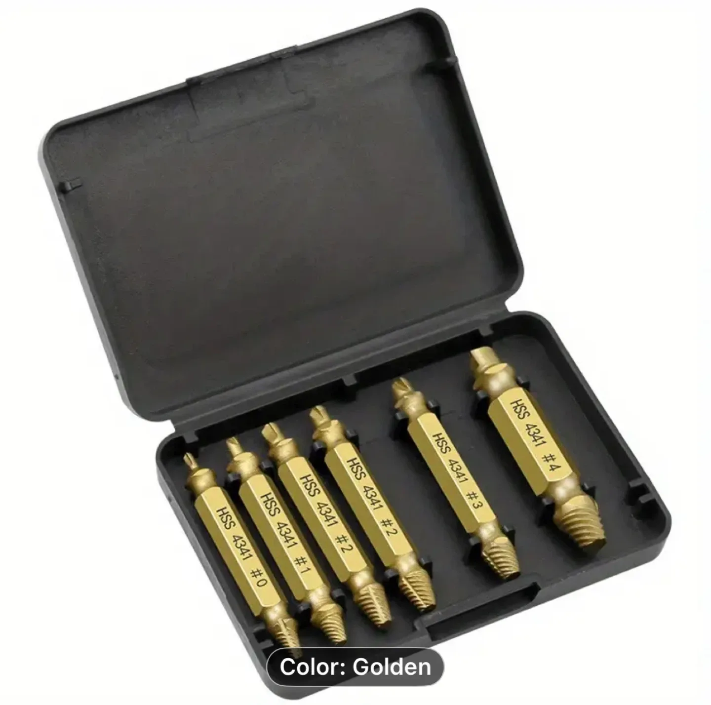 6pcs Damaged Screw Extractor Drill Bit Set image indicator(9)