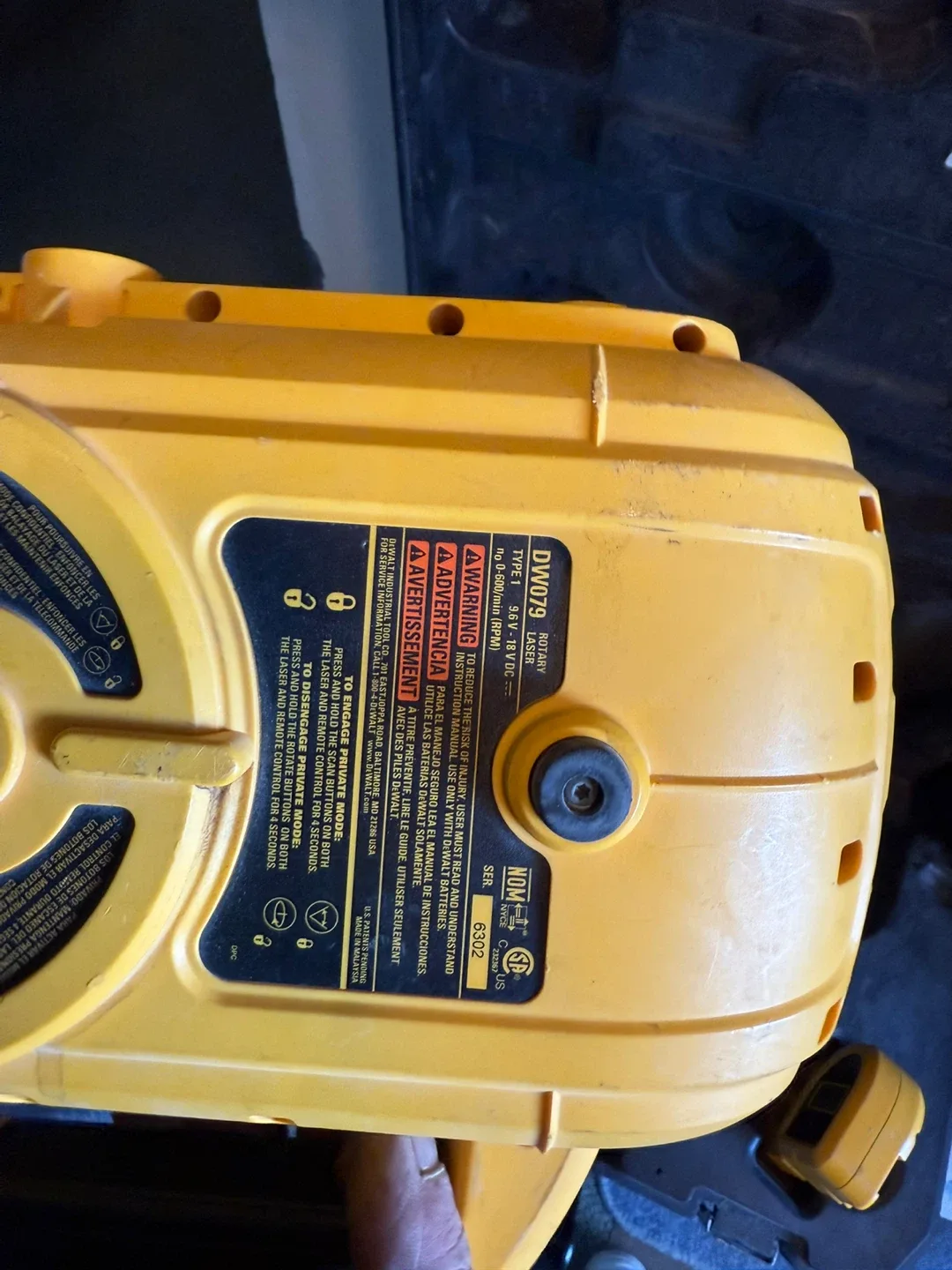 Dewalt rotary laser image indicator(2)