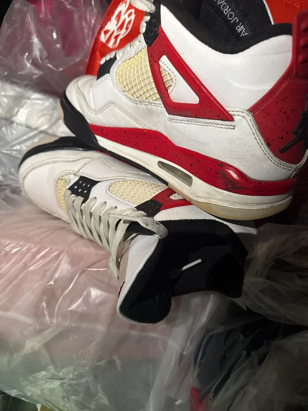 Size 7 Air Jordan 4 Retro Fire Red (2012) image indicator(2)