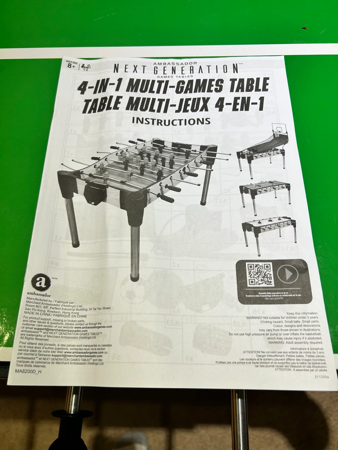 Ambassador Next Generation 4-in-1 Games Table - photo 5