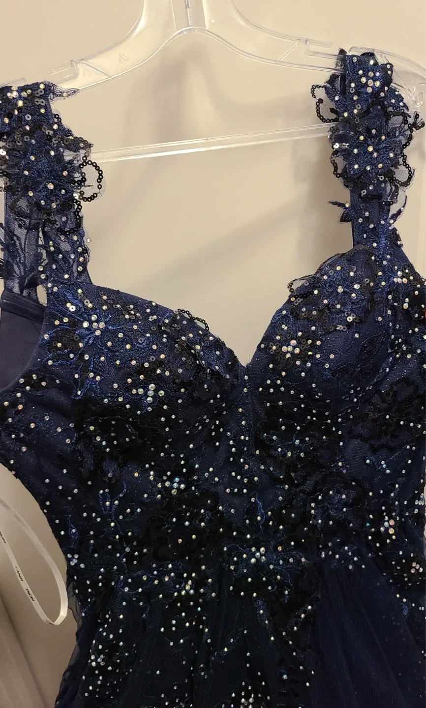 Navy Dress - Candy Prom & Evening image indicator(9)