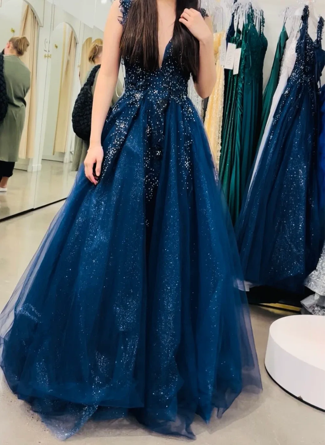 Navy Dress - Candy Prom & Evening image indicator(4)