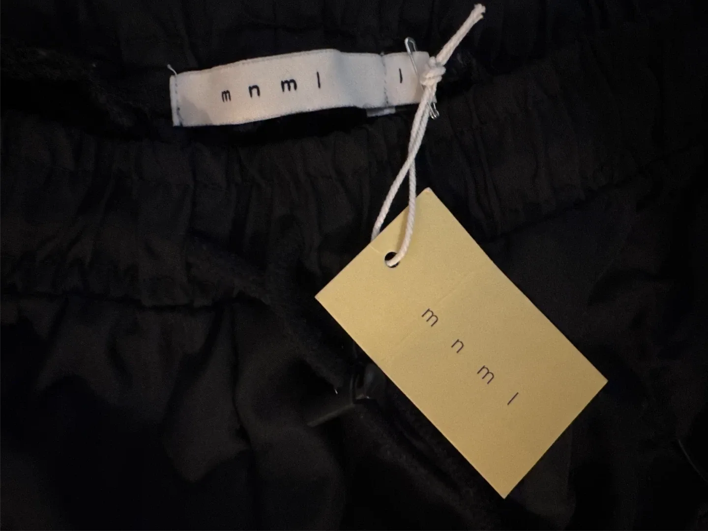 mnml Bungee Cord Pants - Black, Size L image indicator(3)