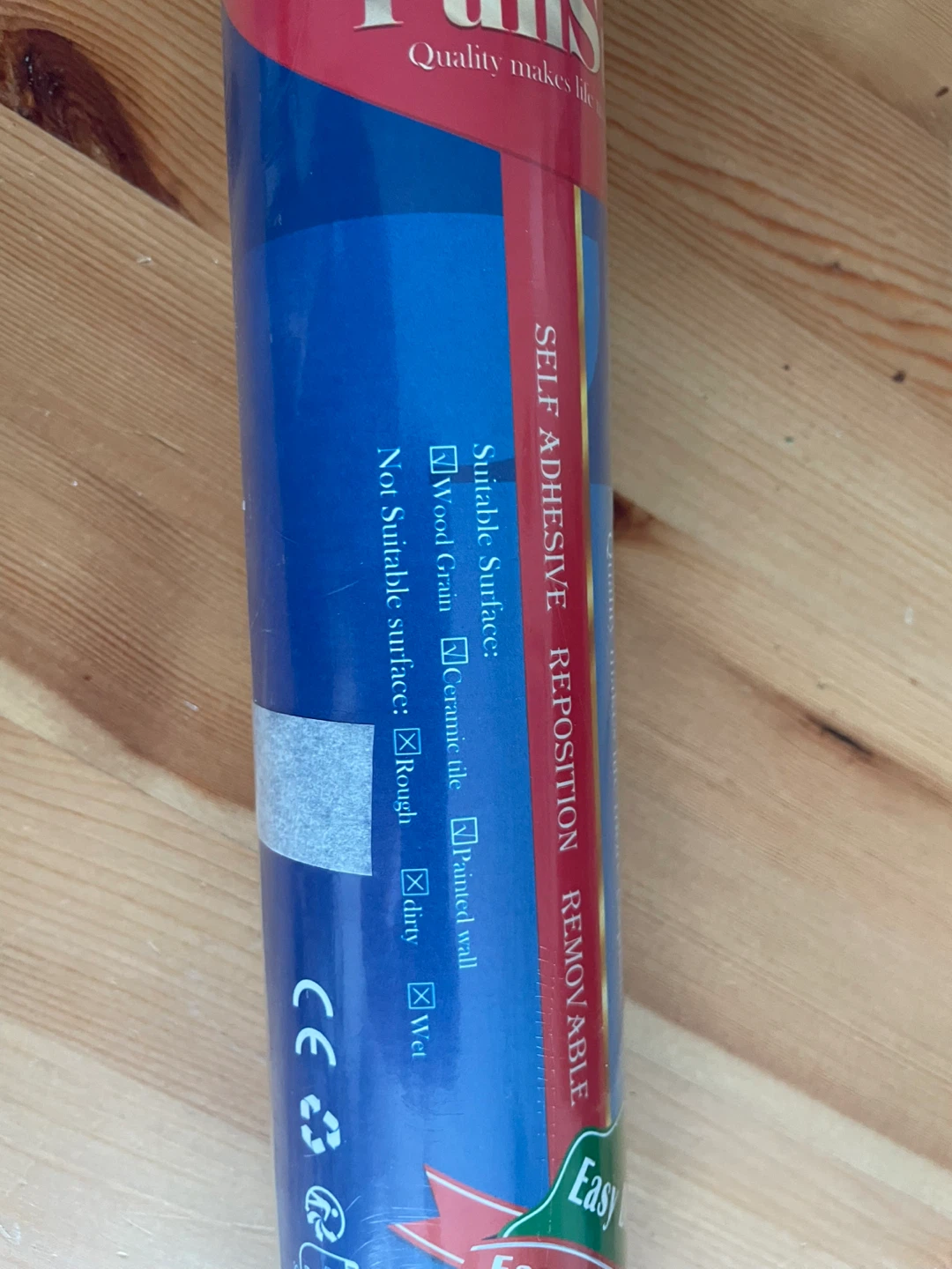 BNIP Self Adhesive Contact Paper Roll - Wood Grain - photo 2