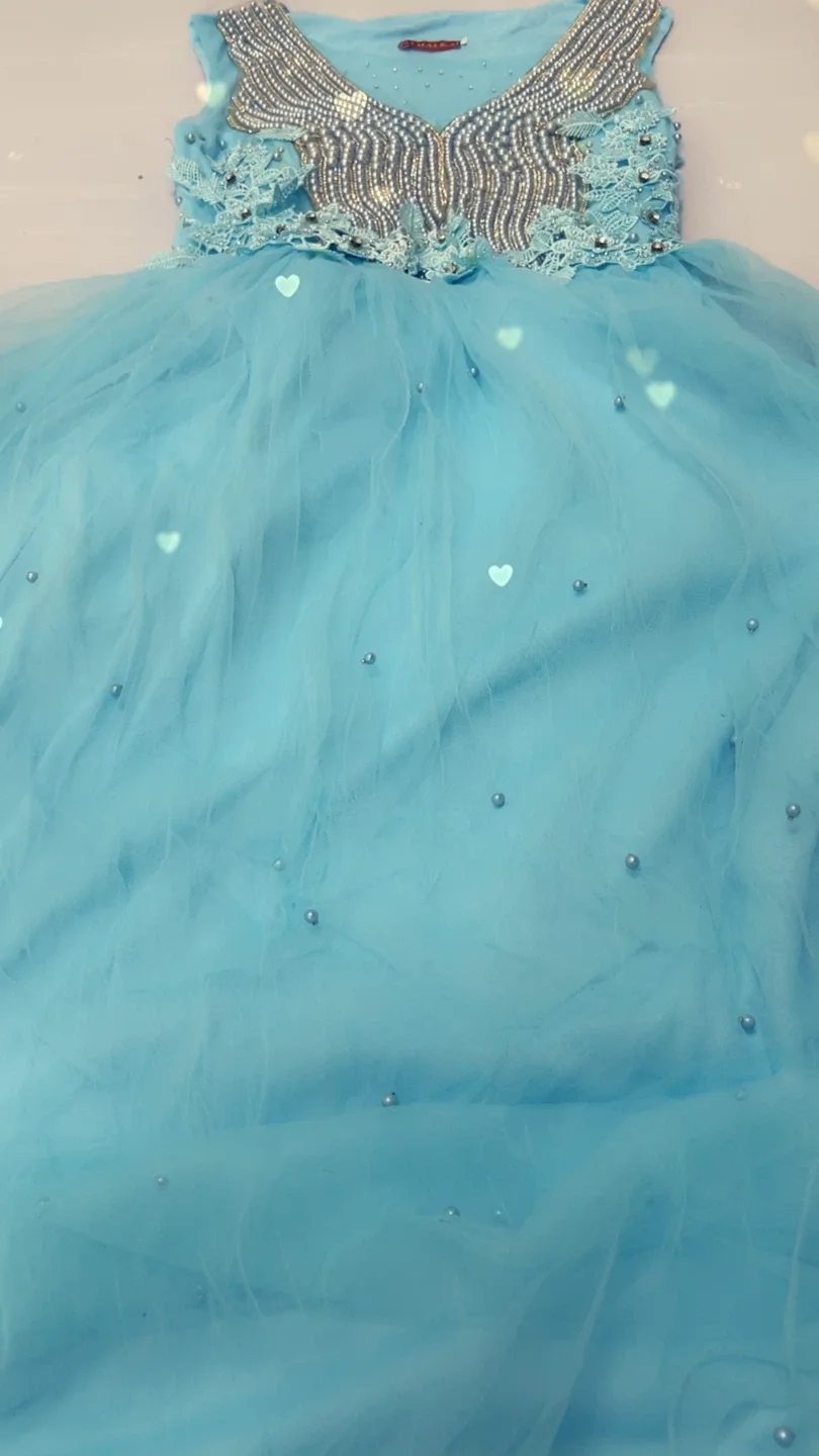 Light Blue wedding Dress image indicator(5)