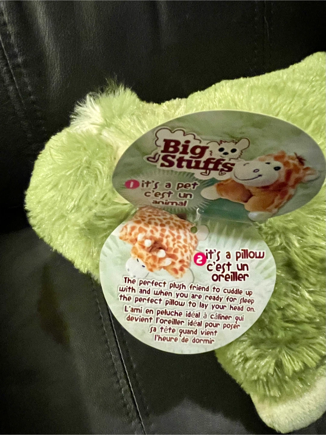 NEW Big Stuffs Plush Frog Pillow Pet - photo 3