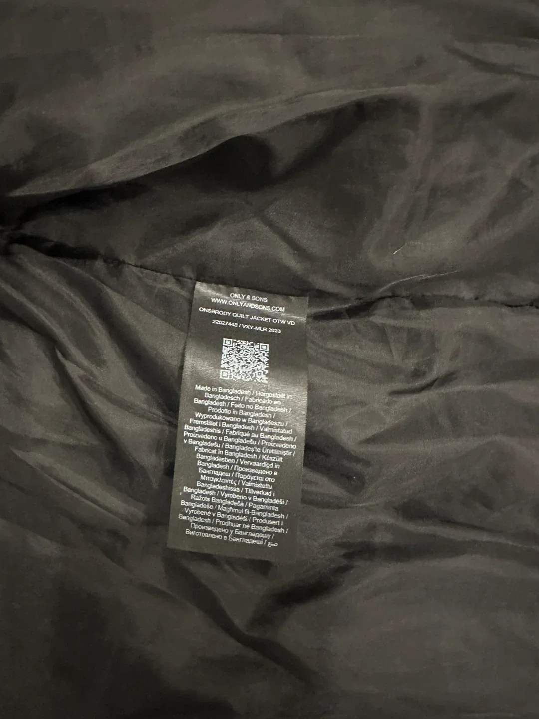 Only & Sons Puffer Jacket - Size Men’s medium image indicator(6)