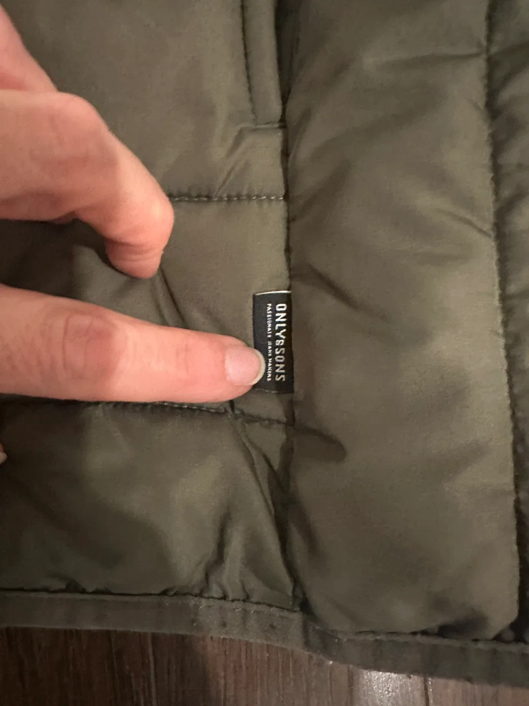 Only & Sons Puffer Jacket - Size Men’s medium image indicator(4)