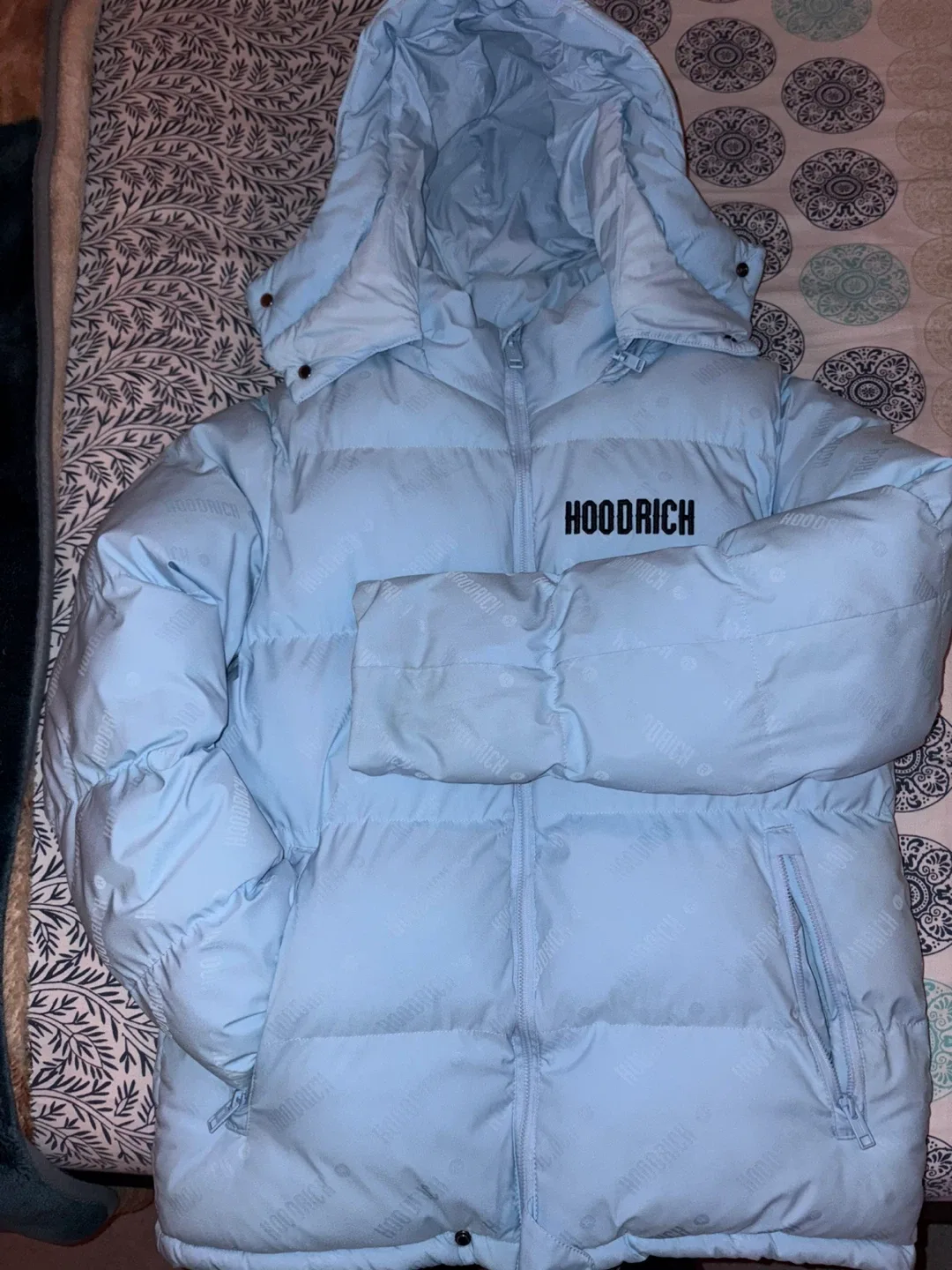 Hoodrich Puffer Jacket - Light Blue